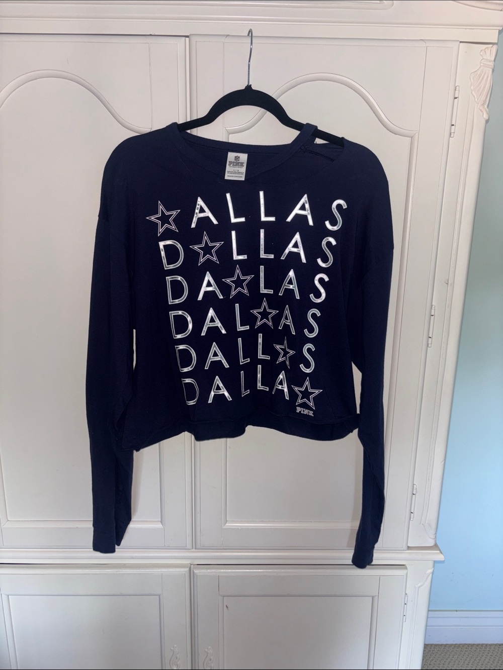 Victoria's Secret PINK Navy Graphic Tee